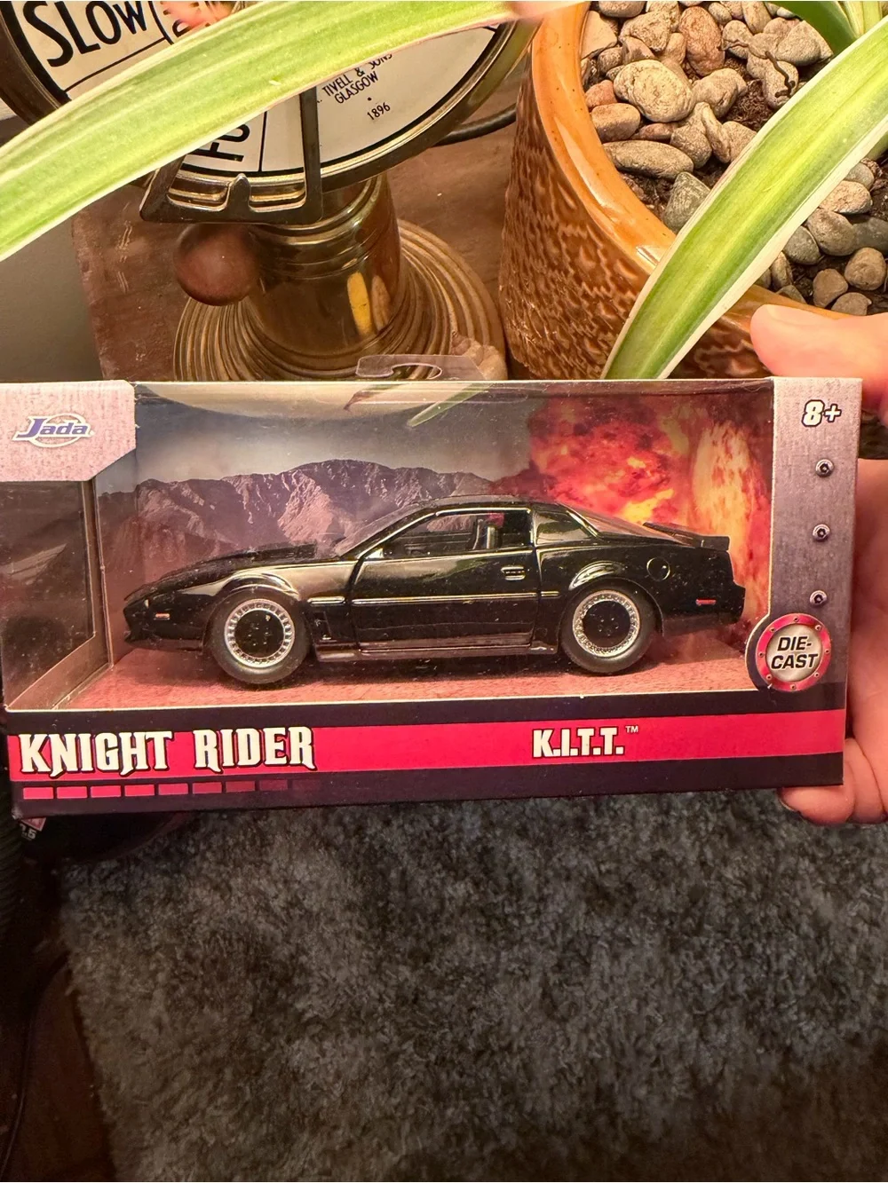 Jada HollyWood Rides Knight Rider K.I.T.T. Die-Cast Car Toy - Black